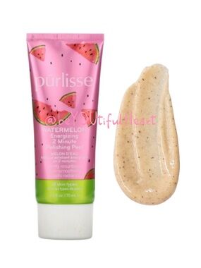Purlisse Watermelon 2 Minute Polishing Peel - Gently Exfoliates & Brightens Skin